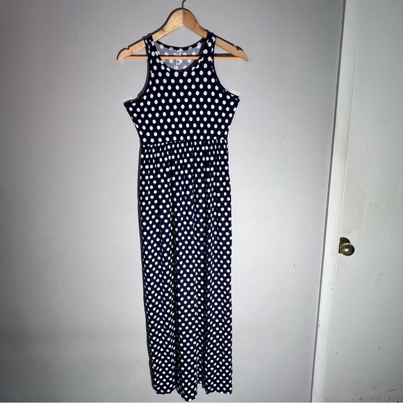 Euovmy Dresses & Skirts - Euovmy Women's Sleeveless Dress Casual Loose Summer Maxi with Polka Dot Size S
